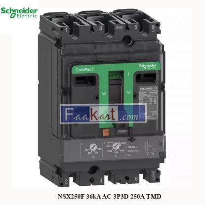 Picture of NSX250F 36kA AC 3P3D 250A TMD    Schneider Electric   Compact NSX