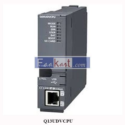 Picture of Q13UDVCPU Mitsubishi  1.9ns High Speed Universal CPU Programmable Controller