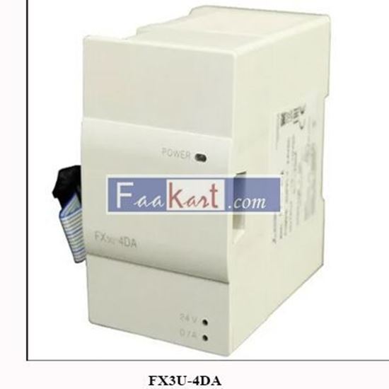 Picture of FX3U-4DA  MITSUBISHI  ANALOG OUTPUT MODULE, 4 O/P, 16BIT, PLC