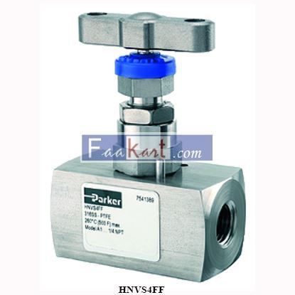 Picture of HNVS4FF  PARKER A-LOK BSNV 1/4N FEM ST.ST Hand Valves