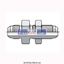 Picture of 10 WTX-WLN-SS  Parker Triple-Lok - Bulkhead Union 37° Flare / 37° Flare
