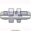 Picture of 12 WTX-WLN-SS PARKER Triple-Lok® 37° Flare JIC Tube Fittings and Adapters
