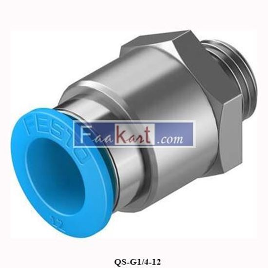 Picture of QS-G1/4-12 FESTO  Push-in fitting 186350