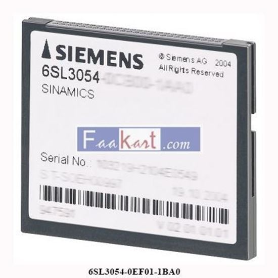 Picture of 6SL3054-0EF01-1BA0 Siemens  Sinamics s120 compactflash card