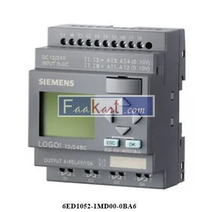 Picture of 6ED1055-1MB00-0BA1  Expansion Module LOGO! 12/24RC PLC