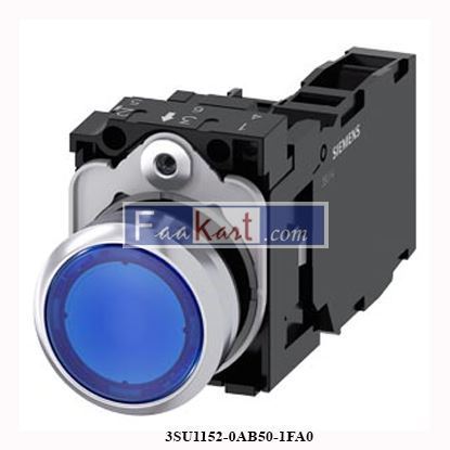 Picture of 3SU1152-0AB50-1FA0 SIEMENS  Illuminated pushbutton