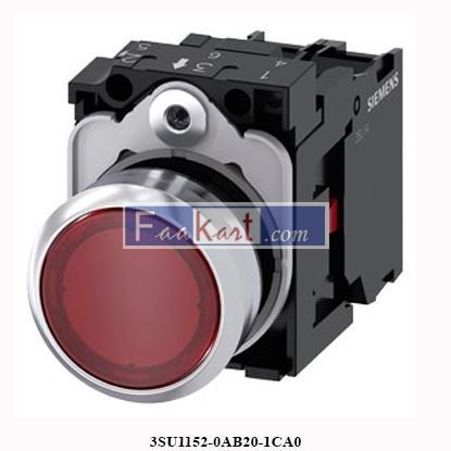 Picture of 3SU1152-0AB20-1CA0 SIEMENS   Illuminated pushbutton