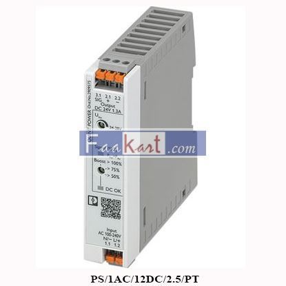 Picture of 2904605 Phoenix Contact QUINT4-PS/1AC/12DC/2.5/PT Power supply unit