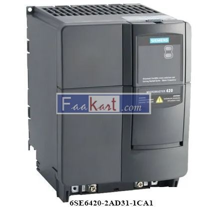 Picture of 6SE6420-2AD31-1CA1 SIEMENS  MICROMASTER 420 Drive