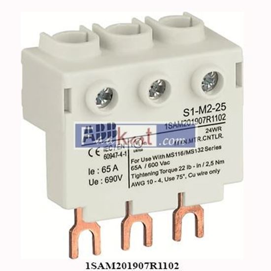 Picture of S1-M2-25  ABB  1SAM201907R1102 Power Infeed Block