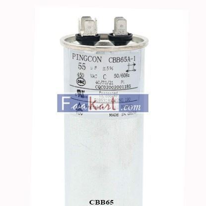 Picture of CBB65 55UF  Capacitor Motor Running for Air Conditioner