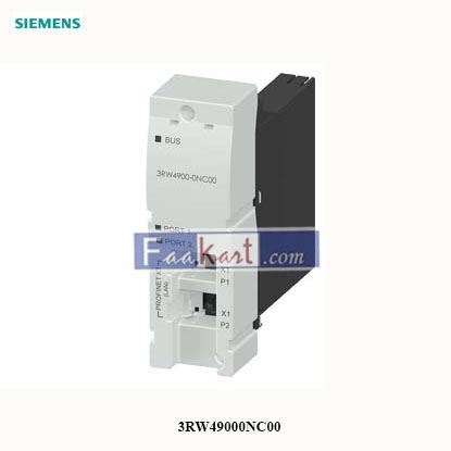 Picture of 3RW49000NC00    SIEMENS     Communication module PROFINET   3RW4900-0NC00