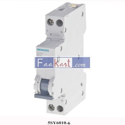 Picture of 5SY6010-6 SIEMENS MINIATURE CIRCUIT BREAKER