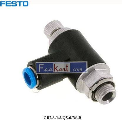 Picture of GRLA-1/8-QS-6-RS-B   FESTO  one-way flow control   162965