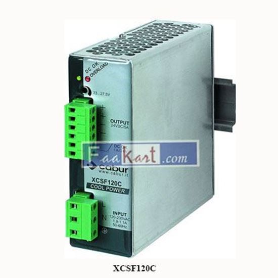 Picture of XCSF120C   CABUR  24V DIN Rail Power Supply     XCSF 120C