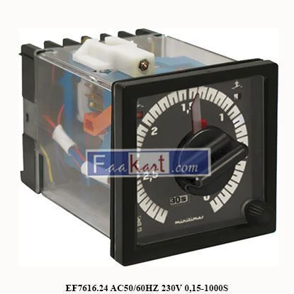 Picture of EF7616.24 AC50/60HZ 230V 0,15-1000S    Dold  Panel Mount Single Function Timer Relay