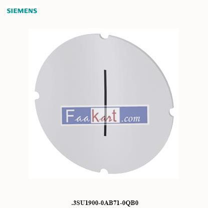 Picture of 3SU1900-0AB71-0QB0    SIEMENS   Inscription plate for illuminated pushbutton