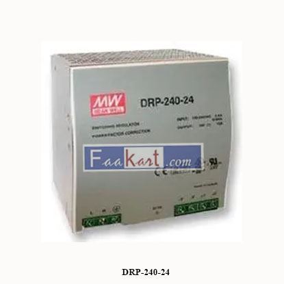 Picture of DRP-240-24  MEAN WELL   AC/DC DIN Rail Power Supply (PSU)