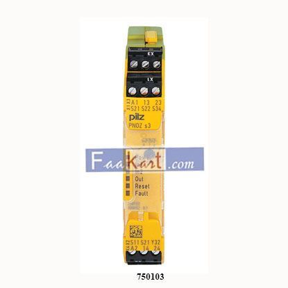 Picture of 750103  PILZ    Safety Relay  NOZS324VDC2NO / PNOZ s3 24VDC 2