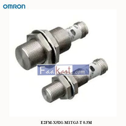 Picture of E2FM-X5D1-M1TGJ-T 0.3M    OMRON   Shielded, Cylinder type (with screw)