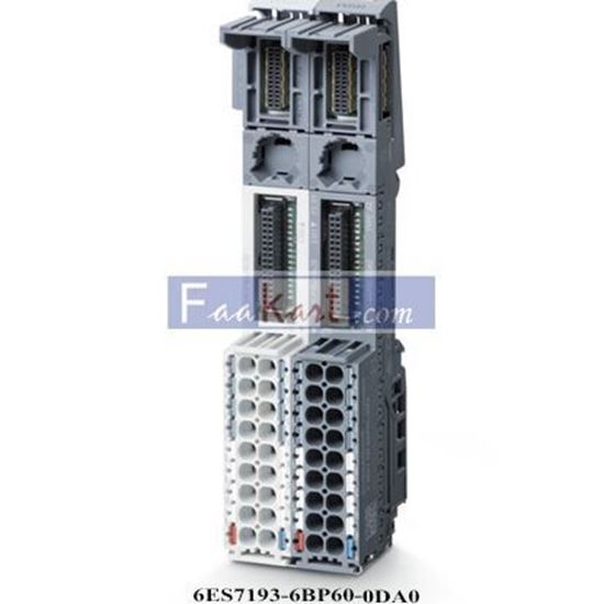 Picture of 6ES7193-6BP60-0DA0  SIEMENS SIMATIC ET 200SP  2-fold BaseUnit