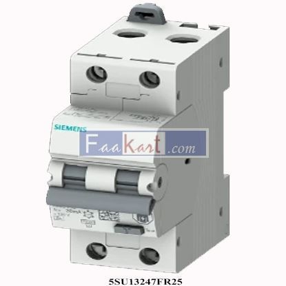 Picture of 5SU1324-7FR25   |  5SU13247FR25  |  Siemens Earth leakage circuit breaker