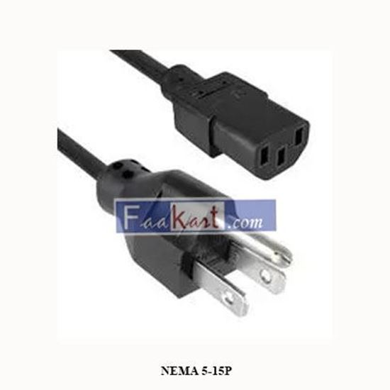 Picture of NEMA 5-15P   QUALTEK ELECTRONICS   POWER CORD, NEMA 5-15P/IEC C13, 3M, 15A