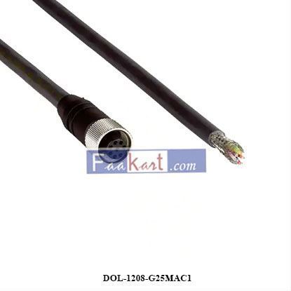 Picture of DOL-1208-G25MAC1   SICK    CBL 8POS FMALE TO WIRE 32.8'   6067859