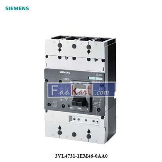 Picture of 3VL4731-1EM46-0AA0   Siemens   circuit breaker VL400L very high breaking capacity Icu 100kA, 415V AC 4-pole,