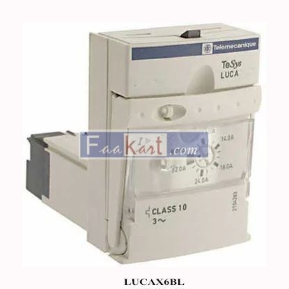 Picture of LUCAX6BL  SCHNEIDER  Module, Motor Starter, For TeSys Series, Sup-V 24DC