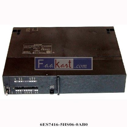 Picture of 6ES7416-5HS06-0AB0  SIEMENS  CPU416-3 PN/DP CENTRAL PROCESSING UNIT