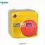 Picture of XALK178   Schneider Electric    Emergency Stop Switches  / Control Station, SPST-NC, 1 Position