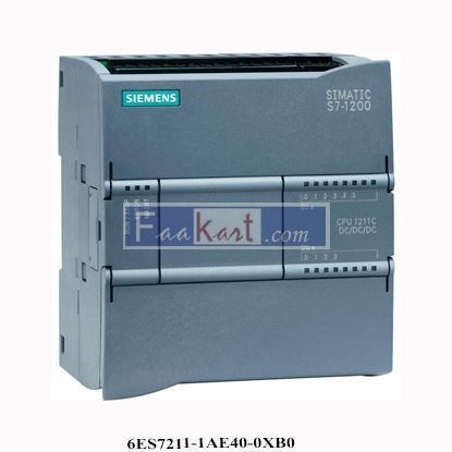 Picture of 6ES7211-1AE40-0XB0 Siemens S7-1200, CPU 1211C, COMPACT CPU, DC/DC/DC, ONBOARD I/O