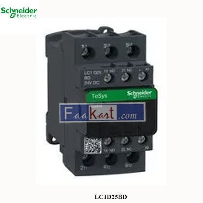 Picture of LC1D25BD   SCHNEIDER   Contactor: 3-pole