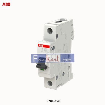 Picture of S201-C40  ABB  Miniature Circuit Breaker   2CDS251001R0404