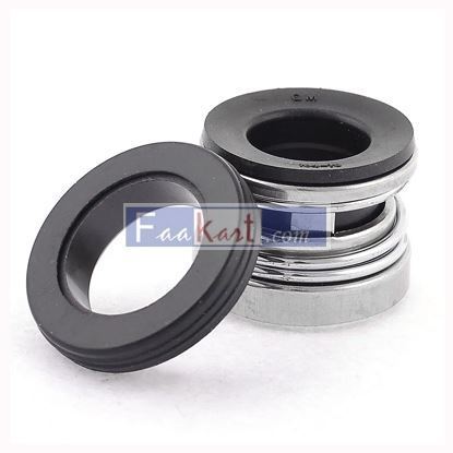 Picture of Unique Bargains Coil Spring Rubber Bellows 0.6" Inner Dia Mechanical Shaft Seal