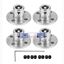 Picture of 4Pcs 6mm Flange Coupling Connector, Rigid Guide Model Coupler Accessory, Shaft Axis Fittings for DIY RC Model Motors  daier
