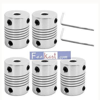Picture of 5 Pcs Flexible Couplings 5mm to 8mm Compatible with NEMA 17 Stepper Motors   AFUNTA