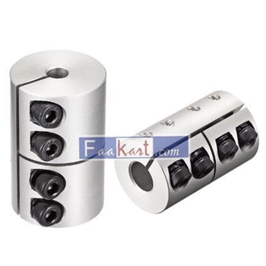 thumbnail image 2 of CNC.BZ Rigid Shaft Coupler – 10mm To 12.7mm (1/2 Inch) For CNC Mill/Router/Stepper Motor 2 of 5