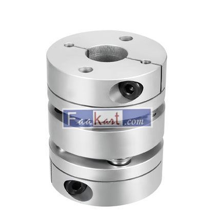 Picture of Clamp Tight Motor Shaft 2 Diaphragm Coupling Coupler 16mmx19mm   Unique Bargains