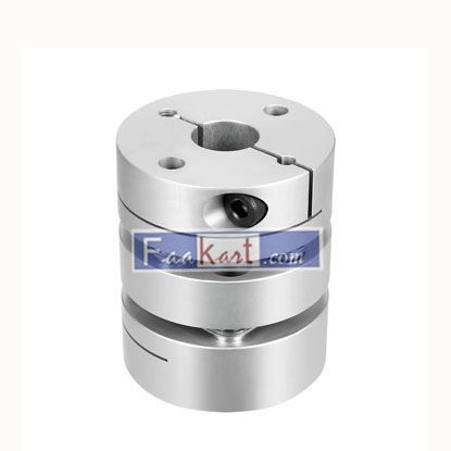Picture of Clamp Tight Motor Shaft 2 Diaphragm Coupling Coupler 15mmx15mm   Unique Bargains