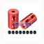 Picture of Shaft Coupling 3mm to 6mm Bore L20xD12 Robot Motor Wheel Rigid Flexible Coupler Connector Red   Unique Bargains