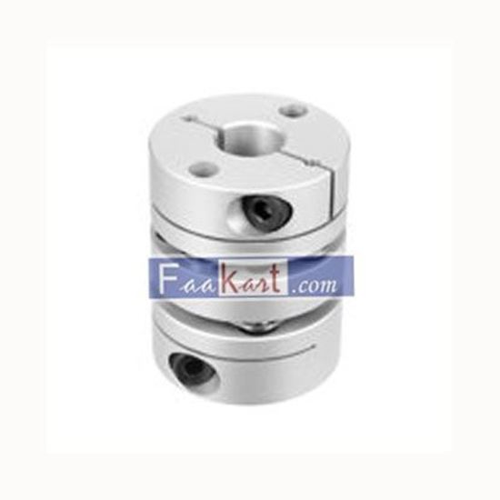 Picture of 10mmx14mm Clamp Tight Motor Shaft 2 Diaphragm Coupling Coupler   Unique Bargains