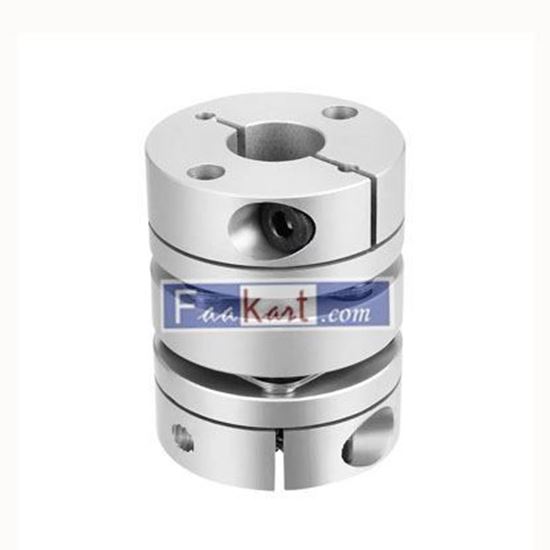 Picture of Unique Bargains 8mmx14mm Clamp Tight Motor Shaft 2 Diaphragm Coupling Coupler