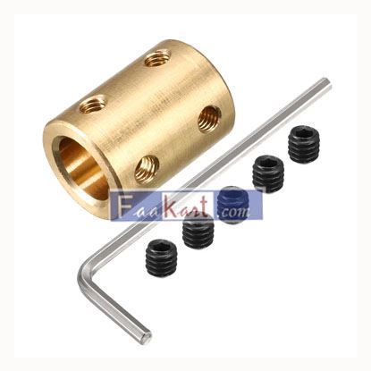 Picture of A15113000UX1363  Unique Bargains  6mm to 10mm Copper DIY Motor Shaft Coupling Joint Adapter f Electric Car Toy
