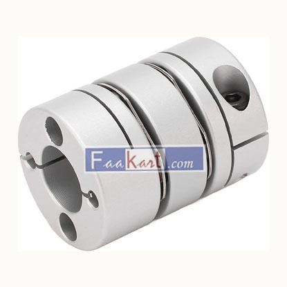 Picture of Double Diaphragm Coupling Coupler Shaft Coupling Joint Connector for Motor Encoder Machine Screw Driving 26mm OD   Schellen
