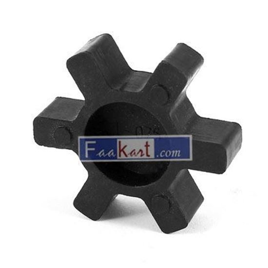 Picture of Qtqgoitem 45mm Dia PU Coupling Shaft Center Spider Plastic Coupler Damper Black ( Model: fe6 fd4 9c2 059 3aa )  Generic