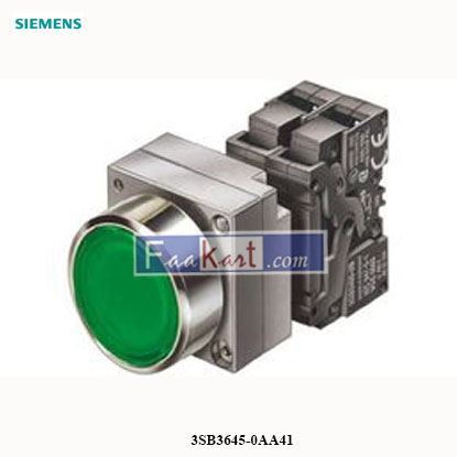 Picture of 3SB3645-0AA41  Siemens  Illuminated Pushbutton