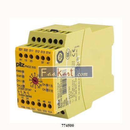 Picture of 774500  Pilz   PNOZ XV2 Series Dual-Channel Safety Switch/Interlock Safety Relay