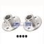 Picture of DMiotech  2 Pack 6mm Inner Dia H12xD10 Flange Coupling Connector Rigid Guide Shaft Support Coupler Shaft Coupling with Screws for DIY RC Model Motors Silver